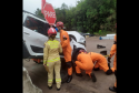 Instrução de salvamento veicular do CBMPR para bombeiros do Maranhão.