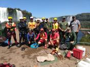 Militares da Unidade ajudam na limpeza das Cataratas do iguaçu