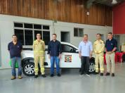 Corpo de Bombeiros de Fazenda Rio Grande recebe nova viatura e materiais