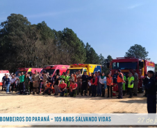 Corpo de Bombeiros de Fazenda Rio Grande realiza simulado de atendimento a grandes emergências