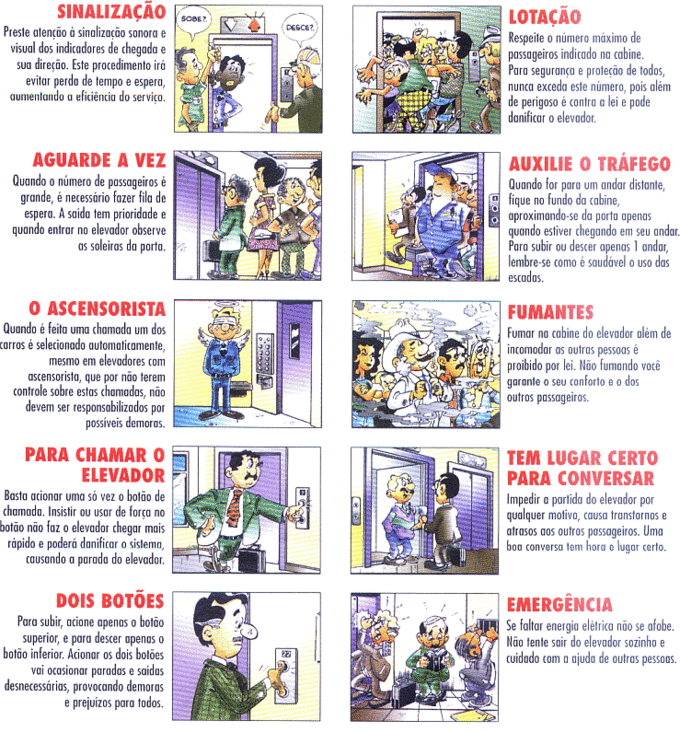 Cuidados com elevadores