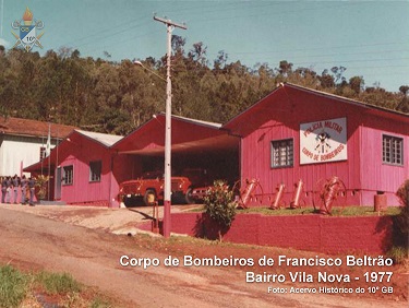 Primeira estrutura bairro Vila Nova