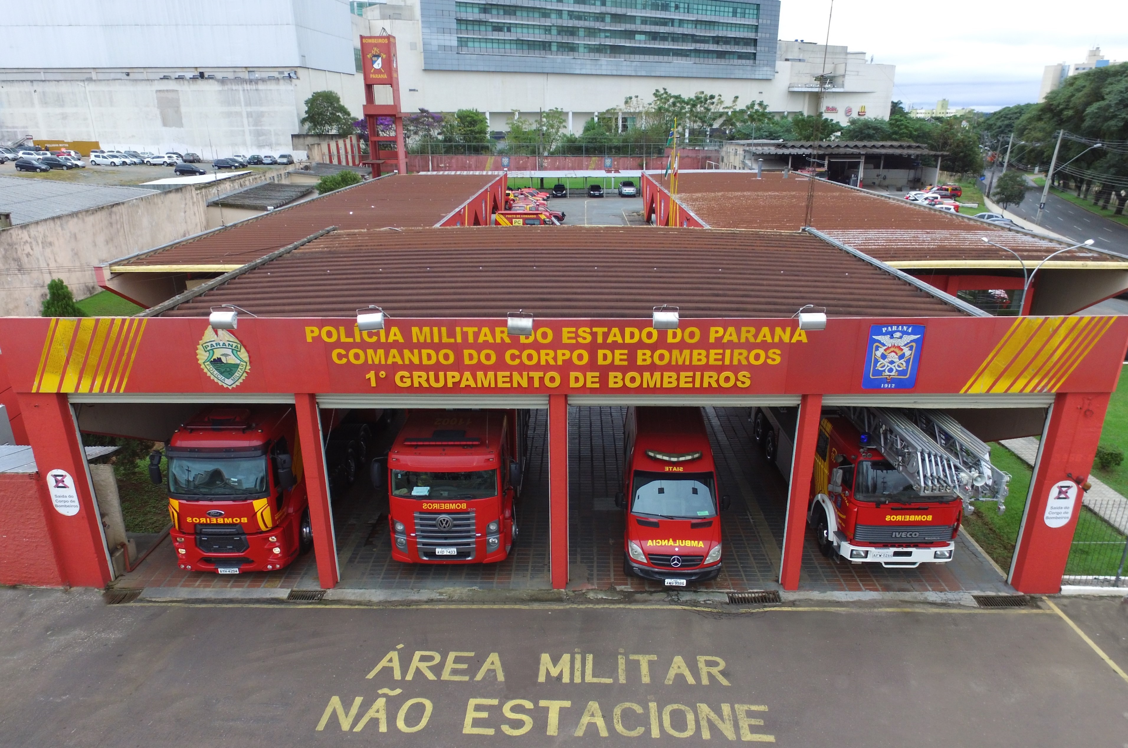 Sede 1º Grupamento de Bombeiros.