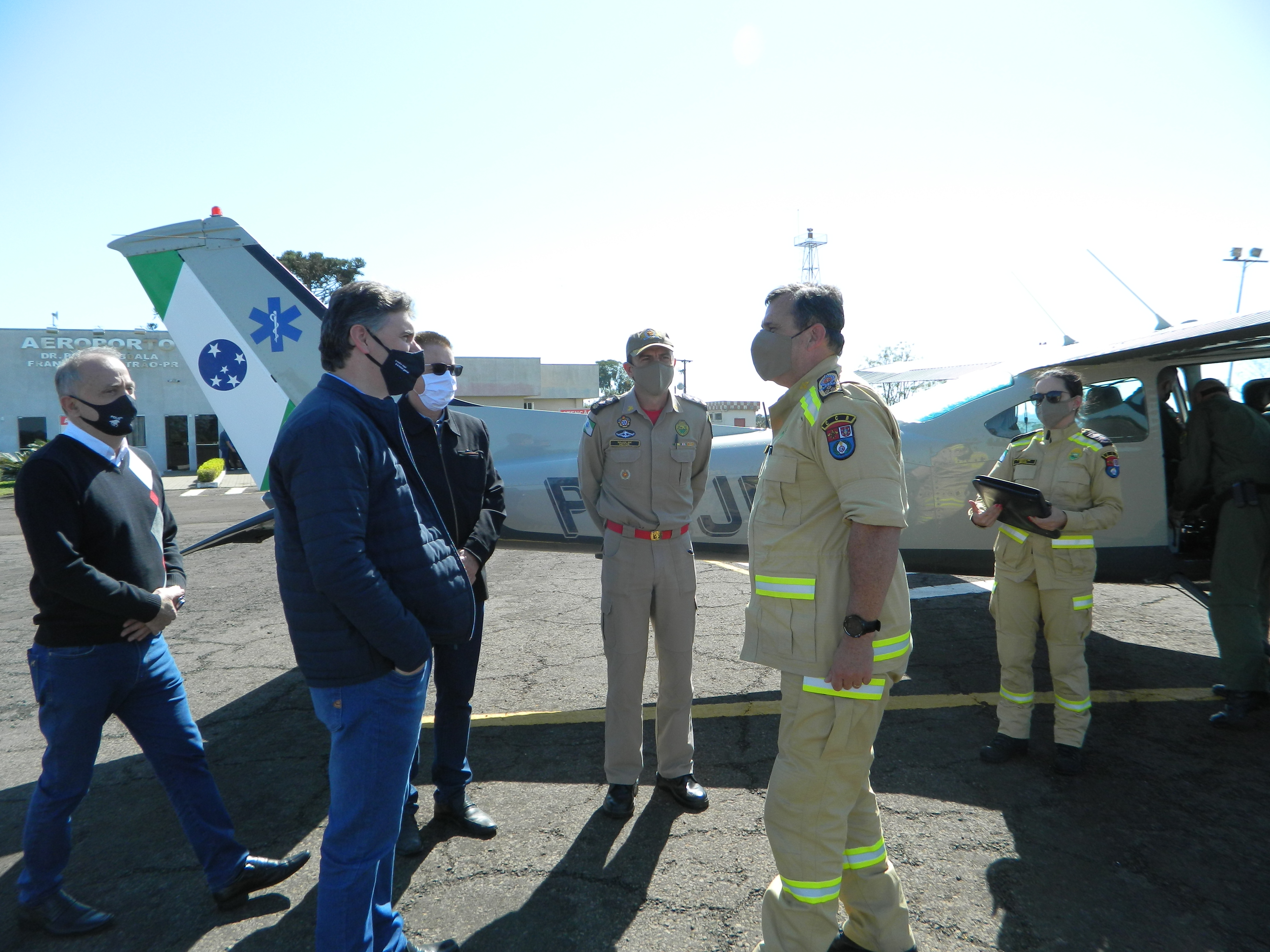 Recepção Comandante do Corpo de Bombeiros do Paraná