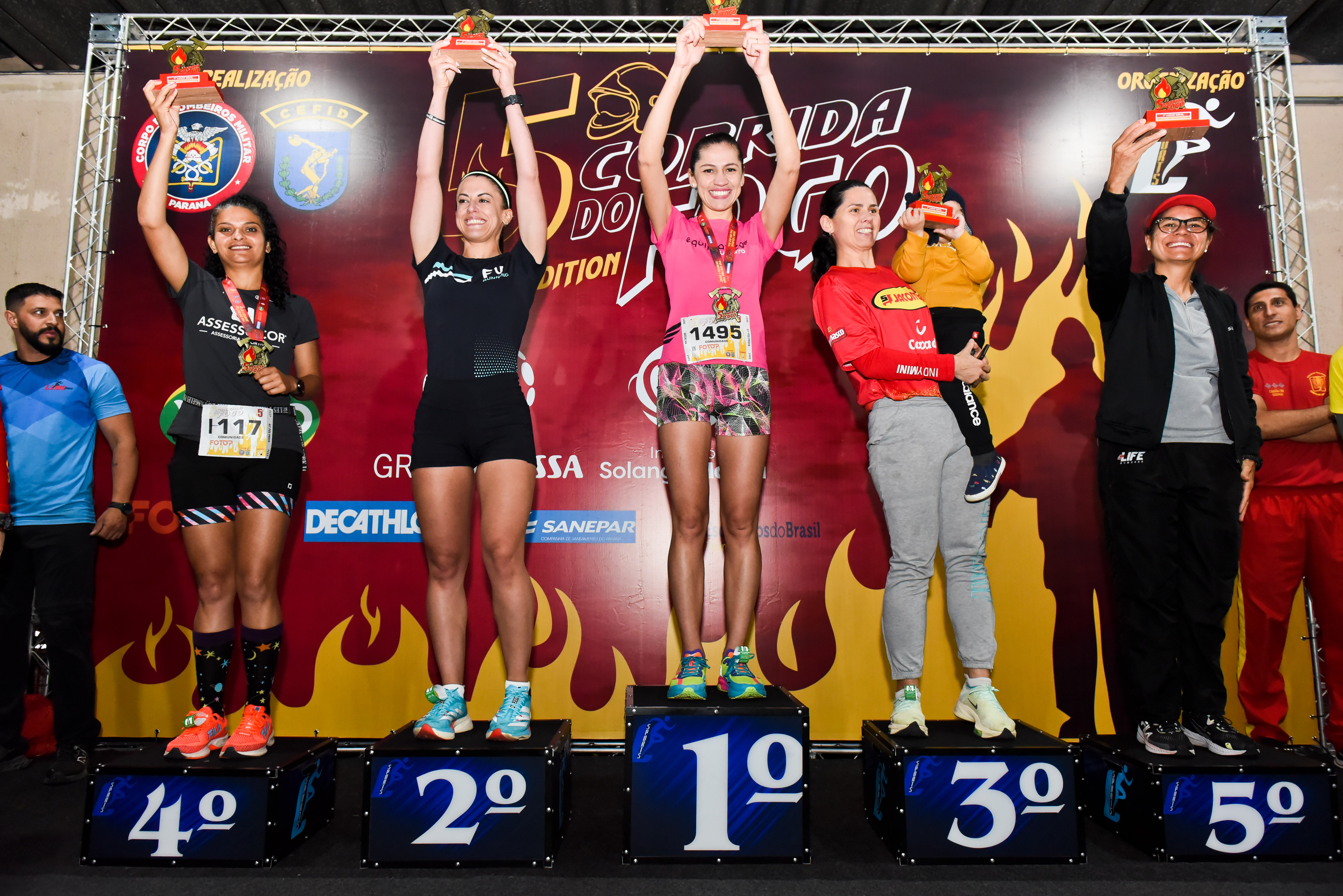 Imagens da 5ª Corrida do Fogo, realizada em Curitiba no dia 25/11/2023.