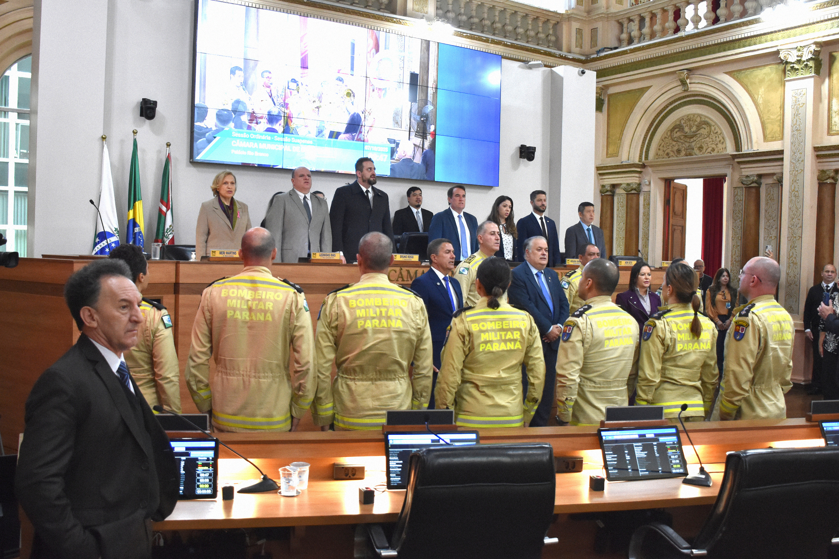 2025 - Homenagem na Câmara Municipal (Aniversário do CBMPR) 7