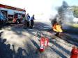 6° SGBI ministra instrução prática de combate a incêndios 
