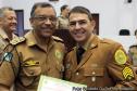 15-07-2016 Formatura do Curso de Aperfeiçoamento de Sargento (CAS) do Corpo de Bombeiros do Estado do Paraná, a solenidade foi feita na Câmara dos Vereadores de Pinhais na RMC. Na foto o Sub-Comandante Geral da PMPR Coronel Arildo Luis Dias e o Sargento Miguel Toth Junior.
