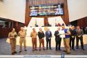 Corpo de Bombeiros realiza entrega de Certificado de Vistoria a Assembleia Legislativa do Paraná