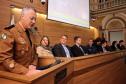  Tenente-coronel do Corpo Bombeiros recebe homenagem em nome da instituição na Câmara de Vereadores de Curitiba