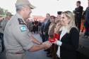 O município de Campina Grande do Sul, Região Metropolitana de Curitiba, conta agora com um grupamento do Corpo de Bombeiros. A governadora Cida Borghetti participou nesta quinta-feira (28) da solenidade oficial de inauguração do quartel. Campina Grande do Sul, 28/06/2018.Foto: José Fernando Ogura/ANPr