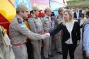 O município de Campina Grande do Sul, Região Metropolitana de Curitiba, conta agora com um grupamento do Corpo de Bombeiros. A governadora Cida Borghetti participou nesta quinta-feira (28) da solenidade oficial de inauguração do quartel. Campina Grande do Sul, 28/06/2018.Foto: José Fernando Ogura/ANPr