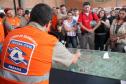 12.11.2011, Simulado de preparação para desastres, feito Pela Defesa Civil  e Corpo de Bombeiros  e outros orgãos.