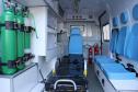 Interior da ambulância