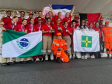 Equipe do Paraná no Encontro Nacional das Bombeiras Militares (ENBOM)