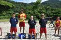 3º Piriathlon de Areia, promovido pelo CEFID-CBMPR, em Matinhos. Janeiro de 2024
