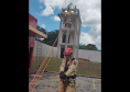Treino de salvamento em altura do CBMPR