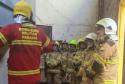 Curso do CBMPR para bombeiros do Acre sobre segurança em silos.