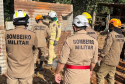 Curso do CBMPR para bombeiros do Acre sobre segurança em silos.