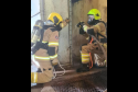 Curso do CBMPR para bombeiros do Acre sobre segurança em silos.