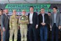 Solenidade de entrega da viaturas para o Corpo de Bombeiros Militar do Paraná (CBMPR).