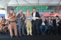 Solenidade de entrega da viaturas para o Corpo de Bombeiros Militar do Paraná (CBMPR).