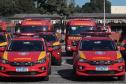 Solenidade de entrega da viaturas para o Corpo de Bombeiros Militar do Paraná (CBMPR).