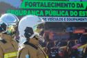 Solenidade de entrega da viaturas para o Corpo de Bombeiros Militar do Paraná (CBMPR).