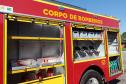 Solenidade de entrega da viaturas para o Corpo de Bombeiros Militar do Paraná (CBMPR).