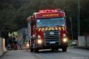 Corpo de Bombeiros Militar do Paraná em ação.