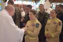 Celebração religiosa da Páscoa dos Militares, organizada pelo CBMPR em 2024.