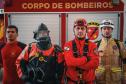 Equipe do GOST, do Corpo de Bombeiros Militar do Paraná.