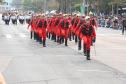 Desfile da Independência em Curitiba, 2024. Passagem do Corpo de Bombeiros Militar do Paraná.