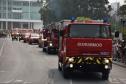 Desfile da Independência em Curitiba, 2024. Passagem do Corpo de Bombeiros Militar do Paraná.