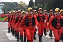 Desfile da Independência em Curitiba, 2024. Passagem do Corpo de Bombeiros Militar do Paraná.