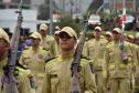 Desfile da Independência em Curitiba, 2024. Passagem do Corpo de Bombeiros Militar do Paraná.