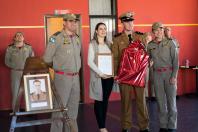 Homenagem ao comandante substituído