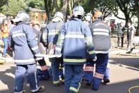 Simulado de atendimento a múltiplas vítimas encerra as atividades do Maio Amarelo.