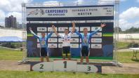 Soldado Borrasca foi campeão Pan Americano 2019 Master na prova Keirin de ciclismo