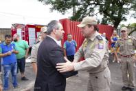 Autoridades prestigiam o evento de Passagem de Comando.