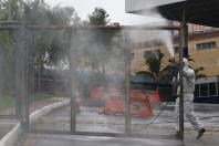 Desinfecção na aduana