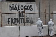 Desinfecção na aduana