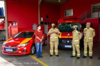 Posto de Bombeiros de Colombo recebe viaturas.