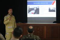 Major Schinda explana sobre a Unidade