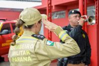 Toque de corneta do Comandante Geral da PMPR