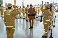 Recepção ao Comandante da PMPR