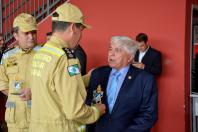 Entrega mimo ao Coronel Capriotti