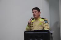Coronel Vasco, Comandante do Corpo de Bombeiros do Paraná, em seu discurso