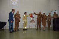 Descerramento do quadro do Major Daverson, que figurará a galeria de ex-comandantes do 1ºSGBI 