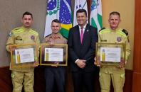 Homenagem Ferrandin, Lemmertz e Defendi